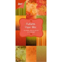Designere blokk av Joy Crafts, 15x30cm - Autumn