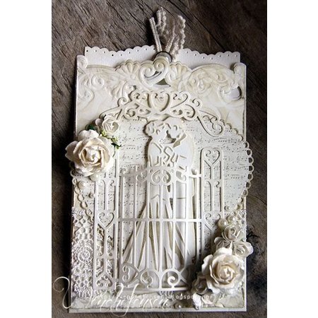 Marianne Design Corte e estampagem stencils, Craftables - Garden Gate