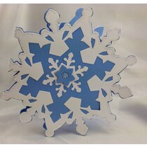Bokse - og preging sjablong SET, Sizzix Framelits, Snowflakes