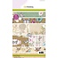 Crealies und CraftEmotions Kraft block, Botanical pressure, 32 sheets A5