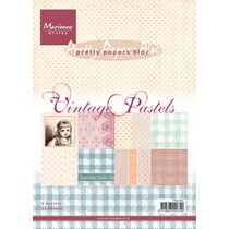 Papierblock, A5, Vintage Pastels