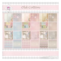 Pad van papier, 15,2 x 15,2 cm, Old Cotton