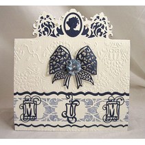 NEW with us: Cameo Silhouette cutting and embossing stencil of Tonic!