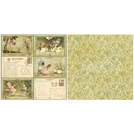 Graphic 45 Gráfico 45 Érase una primavera, 30,5 x 30,5 cm, Colectores Deluxe Edition