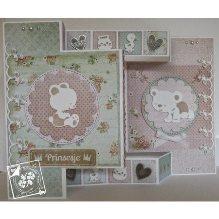 Crealies und CraftEmotions NEW: metal cutting dies for pop-up cards!