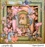Graphic 45 Gráfico 45 Érase una primavera, 30,5 x 30,5 cm, Colectores Deluxe Edition