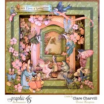 Graphic 45 Once Upon A Springtime, 30,5 x 30,5 cm, Deluxe Collectors Edition