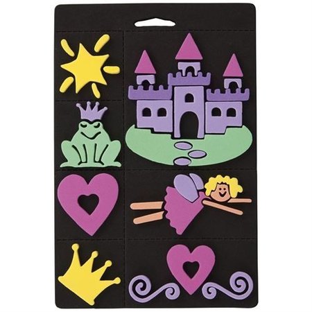 Kinder Bastelsets / Kids Craft Kits Foam rubber stamp set, princess, for children