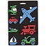 Kinder Bastelsets / Kids Craft Kits Conjunto de sello de espuma, transporte, tren y avión para los niños