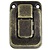 Embellishments / Verzierungen Utklippsbok låser, 2 stk, 4 x 2.8cm