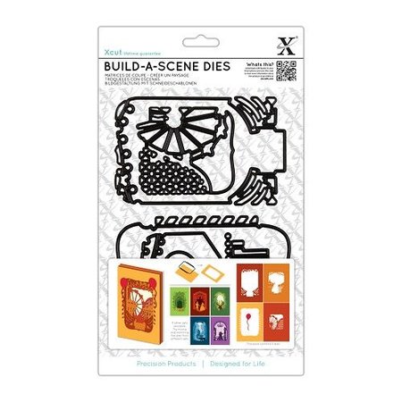 X-Cut / Docrafts XCut A5, Bigz Die Set for 3D-bilde design, Festwiese