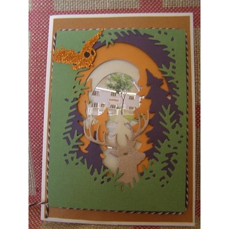 X-Cut / Docrafts XCut A5, Bigz Die Set for 3D image design, forest