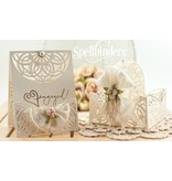 Spellbinders und Rayher Punch - e embossing stencil SET, Shapeabilities arqueada Elegance