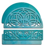 Spellbinders und Rayher Punch - e embossing stencil SET, Shapeabilities arqueada Elegance