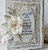 Spellbinders und Rayher Spellbinder, stamping and embossing stencil, Pretty decorative frame