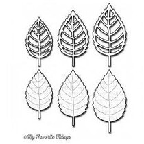 Punzonatura - e emboss.templ, My Favorite Things The-namics Layered Foglie