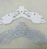 Marianne Design Corte e de estampagem estênceis, LR0281, Creatables, cantos de Petra