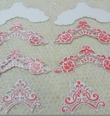 Marianne Design Corte e de estampagem estênceis, LR0281, Creatables, cantos de Petra