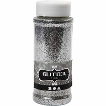 large glitter shaker of 110gr, silver, gold or white