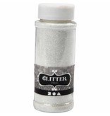 BASTELZUBEHÖR / CRAFT ACCESSORIES große glitter Streudose von 110gr, silber, gold oder weiß