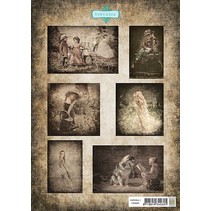 Bilderbogen A4, Vintage Enfants