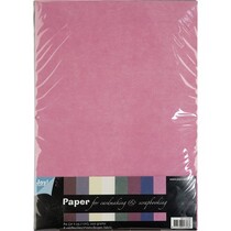 motifs textiles, papier A4 ensemble, 10 feuilles Assortiment