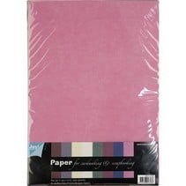 Textile patterns, A4 paper set, 10 sheets Assortment
