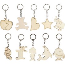 Bastelset: 10 porte-clés, téléphone mobile pendentif