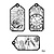 Viva Dekor und My paperworld Clear stamps, vintage labels