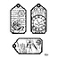 Viva Dekor und My paperworld Clear stamps, vintage labels