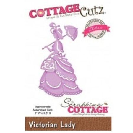 Cottage Cutz Puncionar e gravação em relevo modelos CottageCutz, Lady Victorian