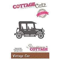 Corte y estampación plantillas, CottageCutz, Vintage Car