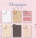 Joy!Crafts und JM Creation Designer Block by Joy Crafts, 16 sheets, A4, Blooming Rose