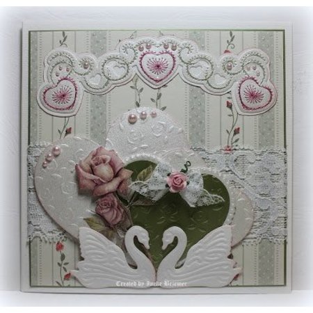 Joy!Crafts und JM Creation Designer Block av Joy Crafts, 16 ark, A4, Blooming Rose