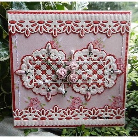 Joy!Crafts und JM Creation Designer Block par Joy Crafts, 16 feuilles, A4, Blooming Rose