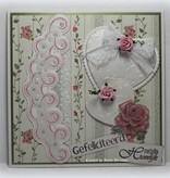 Joy!Crafts und JM Creation Designer Block von Joy Crafts, 16 Blatt, A4, Blooming Rose