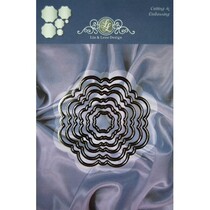 Cutting and embossing template by Lin & Lene design