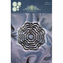 Cutting and embossing template by Lin & Lene design