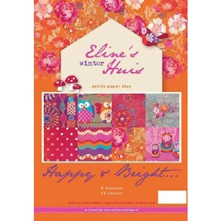 DESIGNER BLÖCKE  / DESIGNER PAPER Jolies Papers - A4 - hiver Maison de Eline