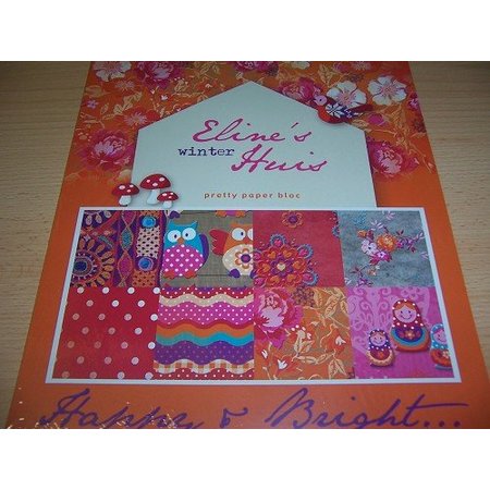 DESIGNER BLÖCKE  / DESIGNER PAPER Jolies Papers - A4 - hiver Maison de Eline