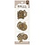 Embellishments / Verzierungen Ornaments: Bo Bunny laser cut chipboard timepiece
