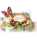 Scrapbooking ... Ornements, pièces en bois: Bella rouge