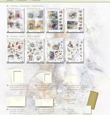 BASTELSETS / CRAFT KITS: Billetera Craft vendimia para el diseño de 12 tarjetas