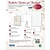 BASTELSETS / CRAFT KITS: Edeles di carte per occasioni festive, sposi novelli bianco