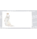 BASTELSETS / CRAFT KITS: Edeles di carte per occasioni festive, sposi novelli bianco