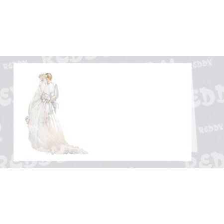 BASTELSETS / CRAFT KITS: Edeles di carte per occasioni festive, sposi novelli bianco