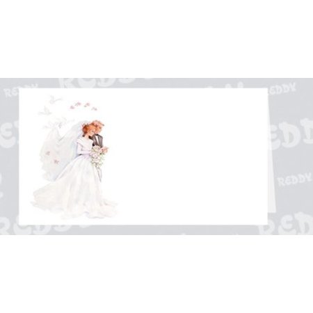 BASTELSETS / CRAFT KITS: Edeles Kartenset zu festliche Anlässe, Brautpaar weiss-schwarz