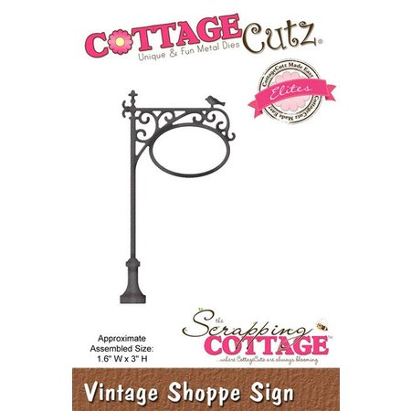 Cottage Cutz Stanz- und Prägeschablonen, CottageCutz Vintage Wegweiser