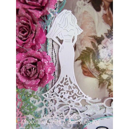 Cottage Cutz Cutting and embossing stencils, CottageCutz bride