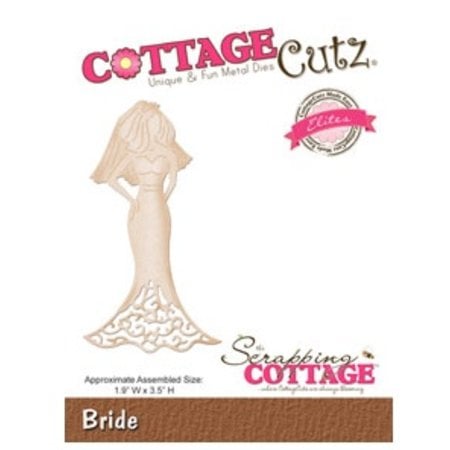 Cottage Cutz Cutting en embossing stencils, CottageCutz bruid